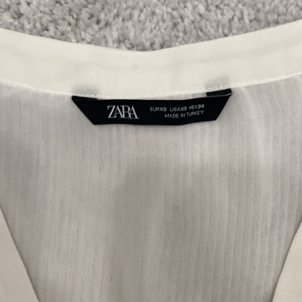 ZARA bundle zebra skirt, blouse, bralette size S/XS - Picture 9 of 10